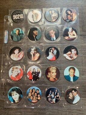 90210 Pogs Set of 20 1994 Spelling Entertainment